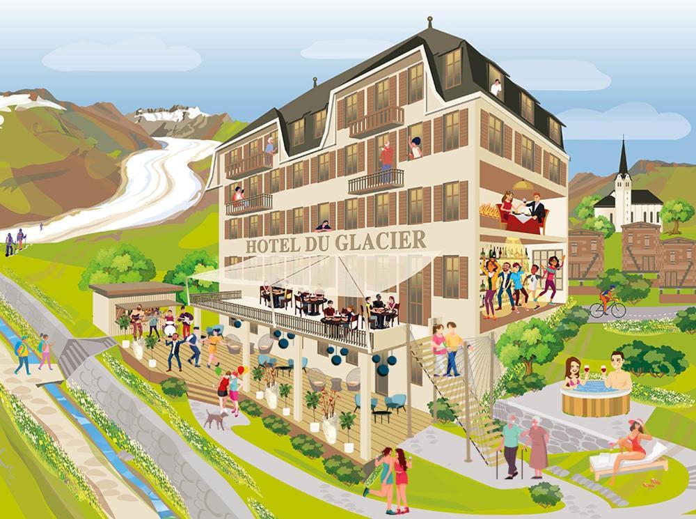 Du Glacier Boutique & Traditions Hotel Fiesch Ngoại thất bức ảnh